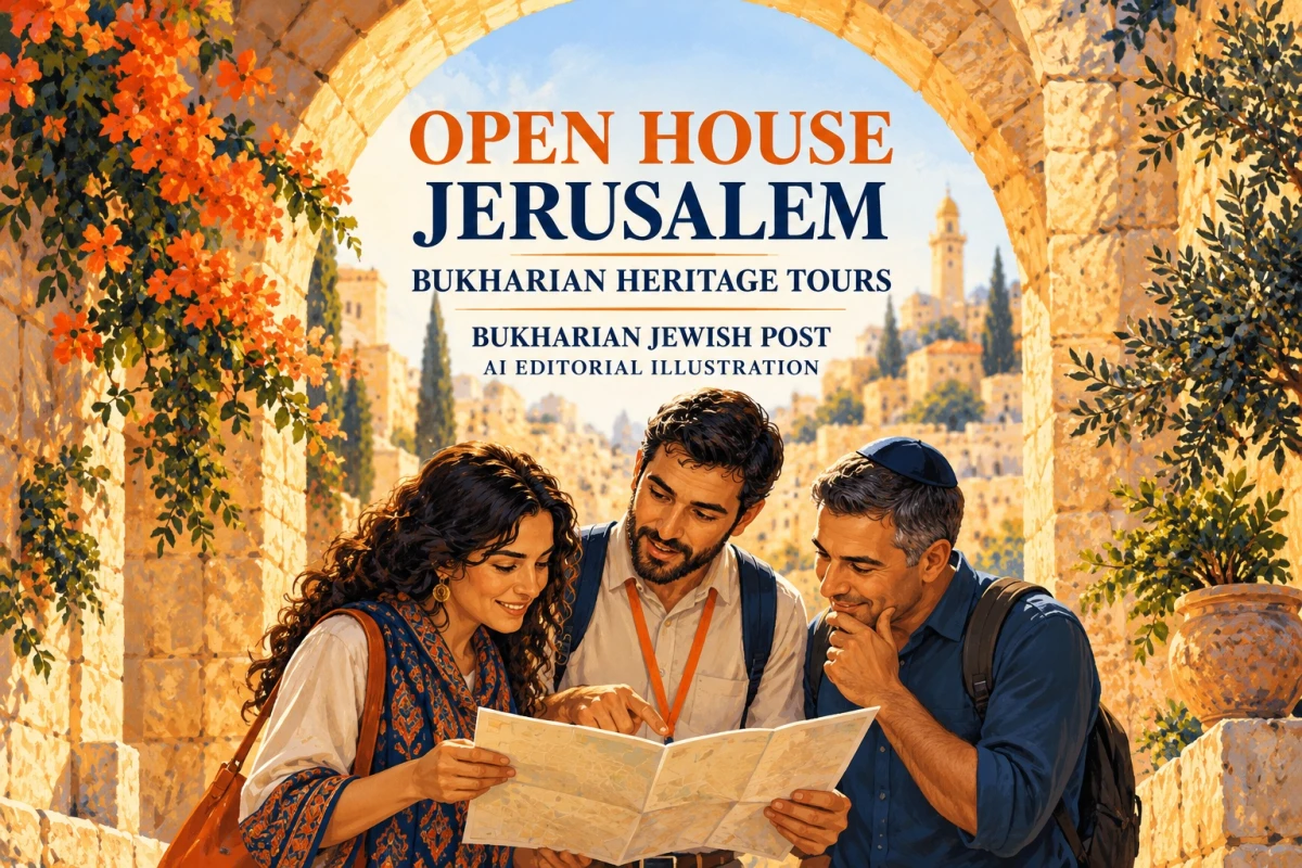 Open House Jerusalem Tours Bukharian Quarter’s “Palace” and a Bukhara-Built Orphanage Synagogue
