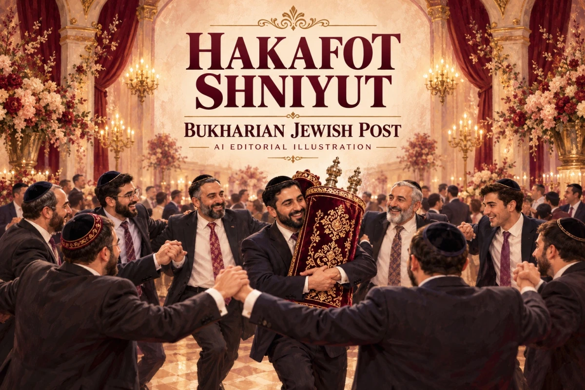 Hakafot Shniyut at Shaarei Eliyahu Fill Yaffa Restaurant on 108th Street