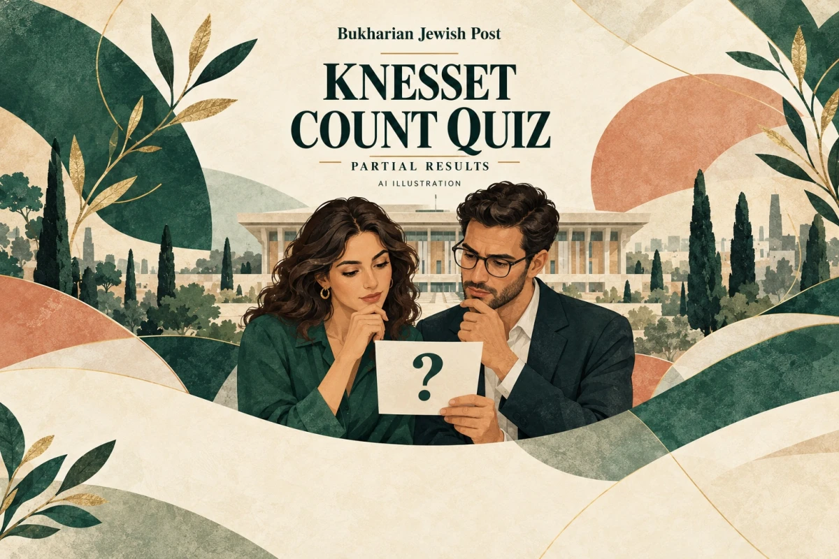 Quiz: The Knesset Count So Far. What Do You Know About Where the Candidates With Bukharian Ties Stand?