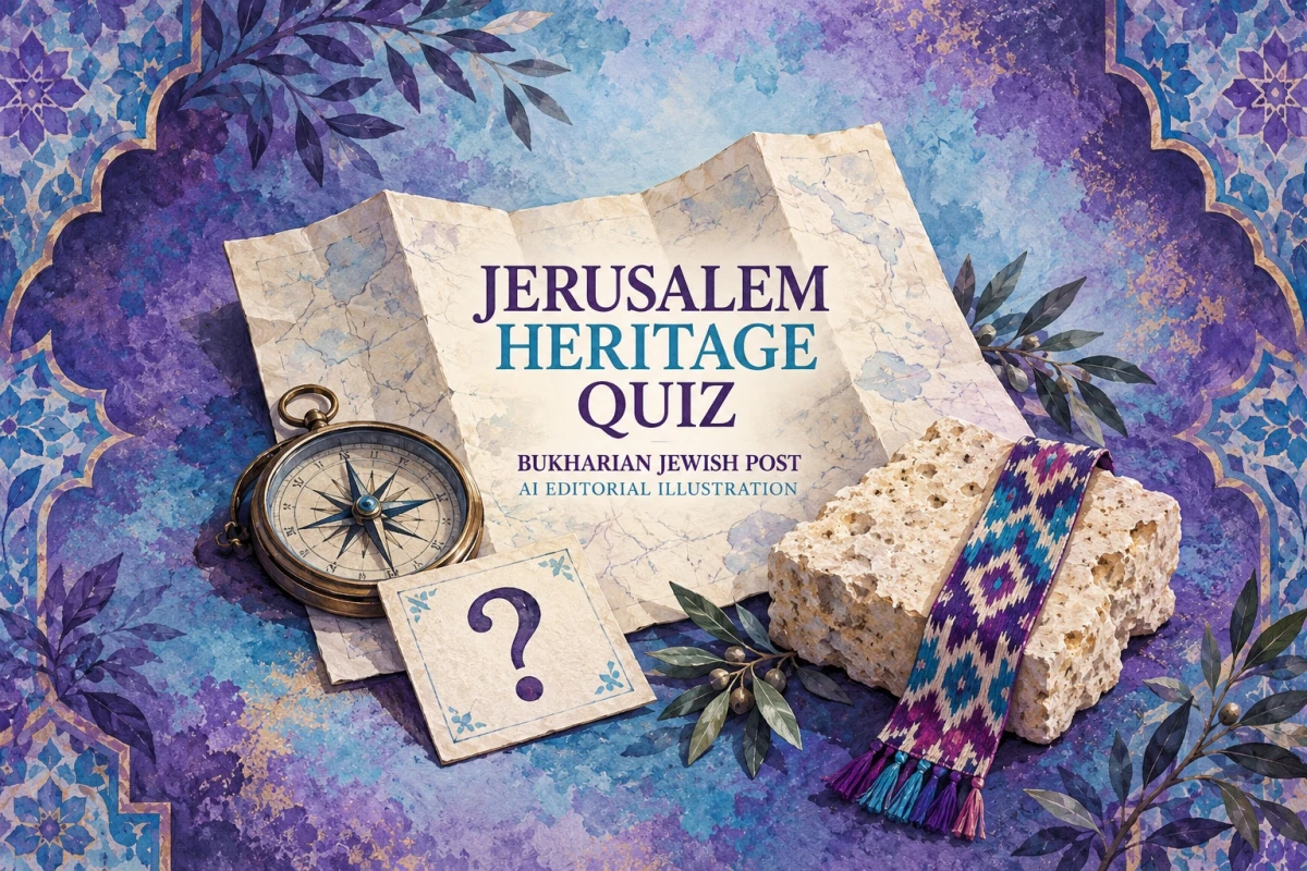Quiz: How Well Do You Know the Bukharian Landmarks on This Year’s Open House Jerusalem Map?