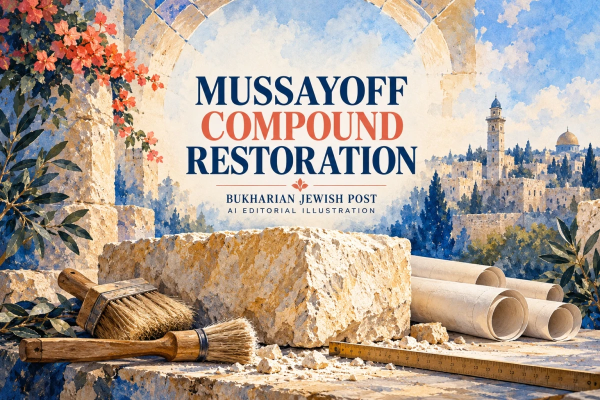 Inside the Restoration of the Mussayoff Compound, a Bukharian Family Landmark on Jaffa Road