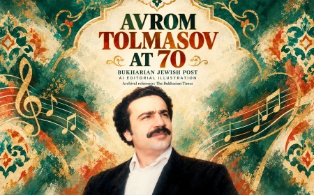 Avrom Tolmasov Marks 70 as Bukharian Music’s “Nightingale of the East”