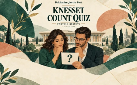 Quiz: The Knesset Count So Far. What Do You Know About Where the Candidates With Bukharian Ties Stand?