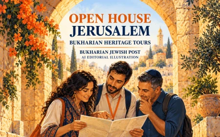 Open House Jerusalem Tours Bukharian Quarter’s “Palace” and a Bukhara-Built Orphanage Synagogue