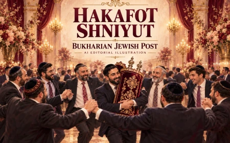 Hakafot Shniyut at Shaarei Eliyahu Fill Yaffa Restaurant on 108th Street