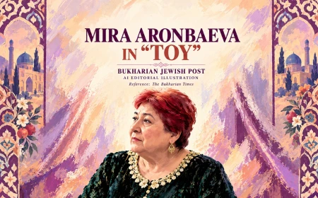 Bukharian Community Stage Actress Mira Aronbaeva Cast in Short Film About a Samarkand Caregiver