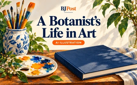 At 90, Botanist Yuzef Murdakhaev Publishes an Album of Naive Paintings of Samarkand, Masada and Family Life
